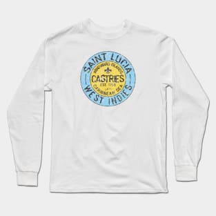 Castries, Saint Lucia, West Indies Long Sleeve T-Shirt